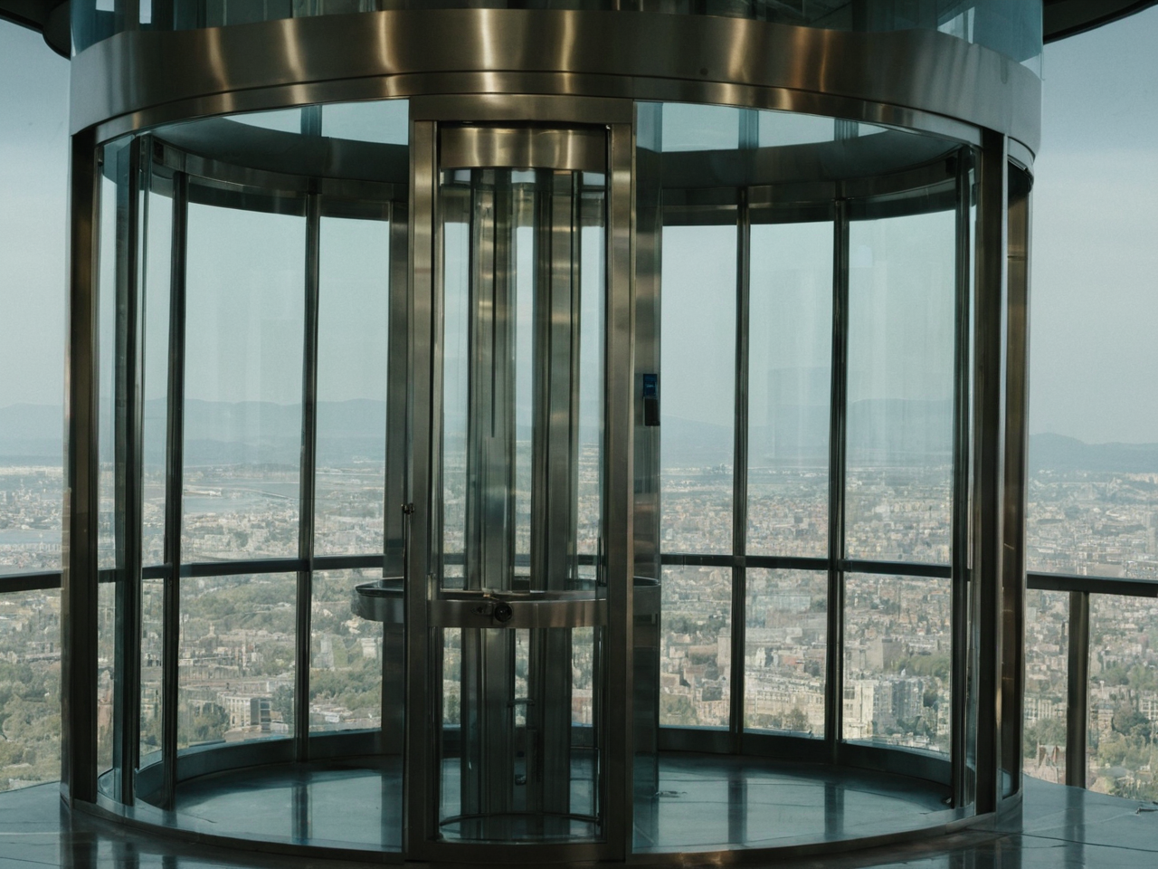 Elevador panorâmico — Centro comercial